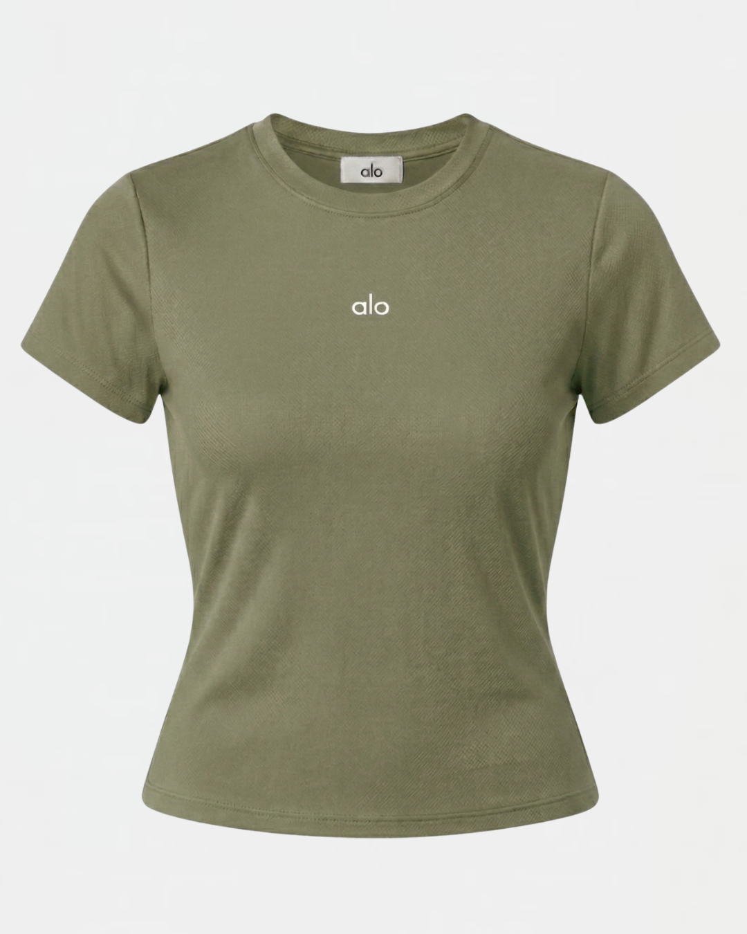 T-Shirt Fit ON Running Vert — Vêtement Running Sport