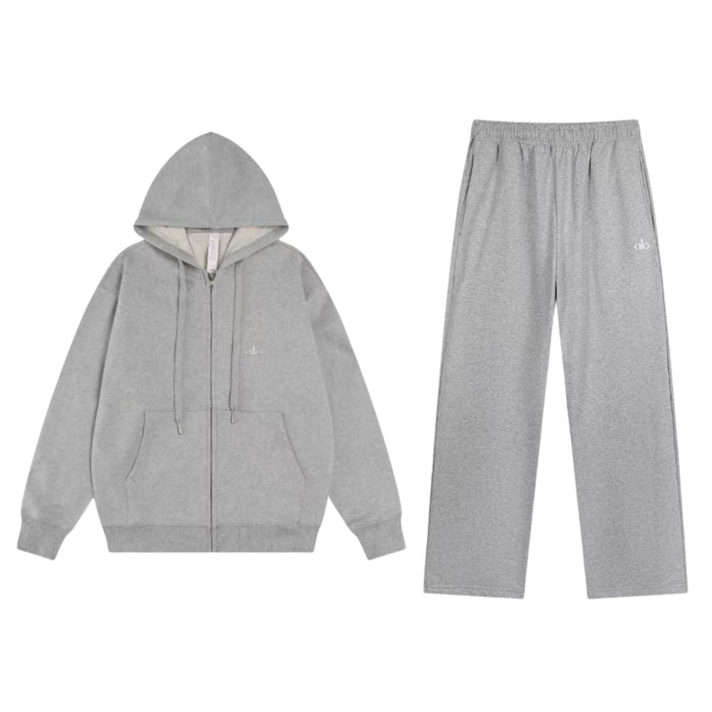 Ensemble Alo Yoga Zip Capuche — Tenue Sport Femme