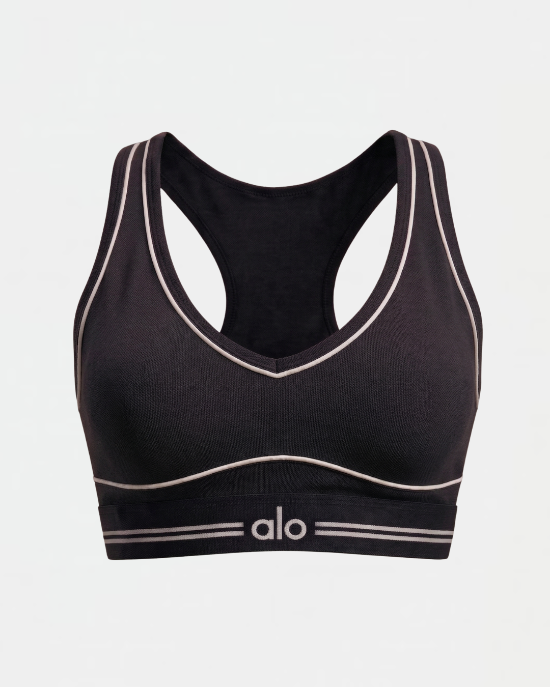 Brassière Airbrush Alo Yoga Noir — Sport Femme Running
