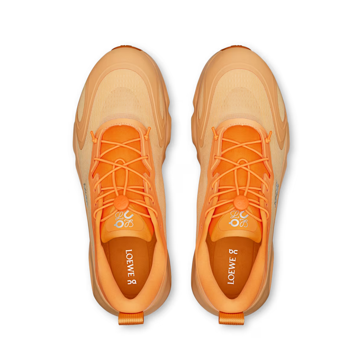 Sneaker Loewe x ON Cloudsolo Orange — Chaussure Luxe Running