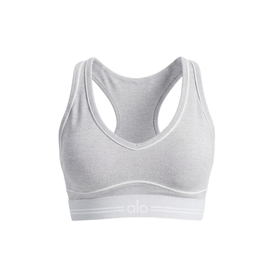 Brassière Airbrush Alo Yoga Gris — Sport Femme Running