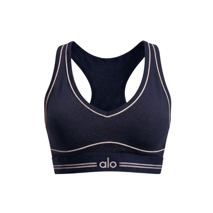 Brassière Airbrush Alo Yoga Bleu — Sport Femme Running