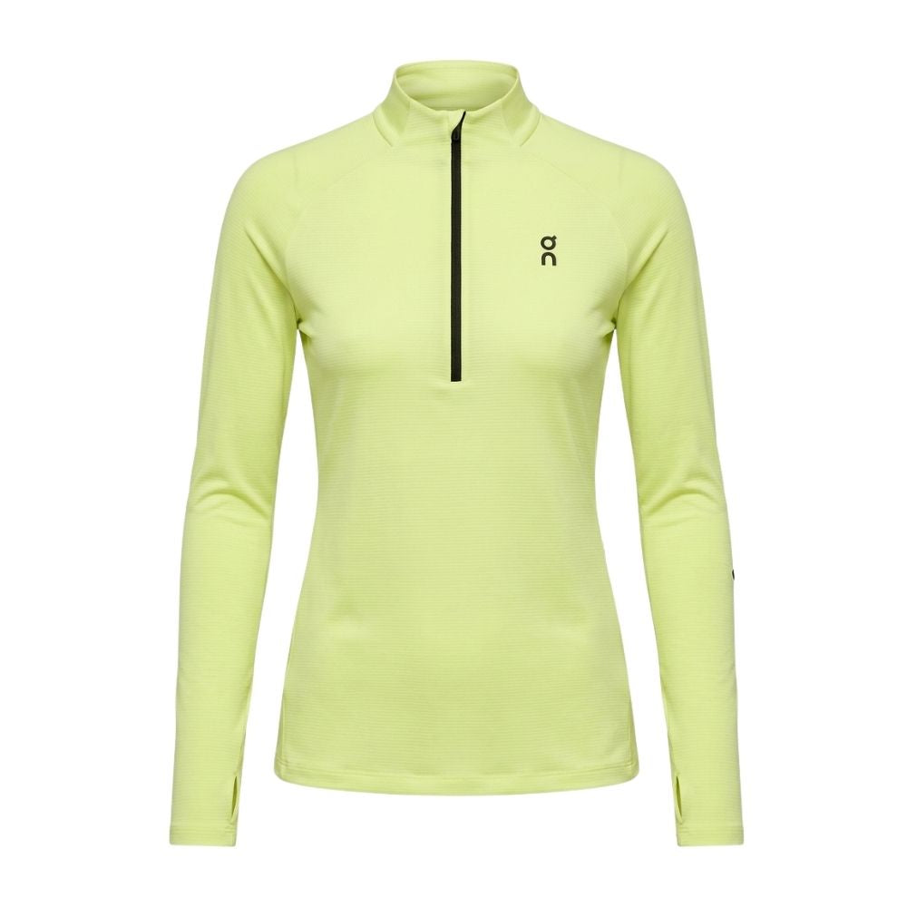 T-Shirt Climate ON Running Vert Jaune — Vêtement Running Sport