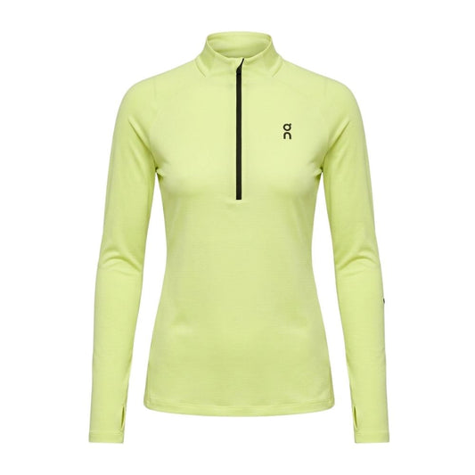 T-Shirt Climate ON Running Vert Jaune — Vêtement Running Sport