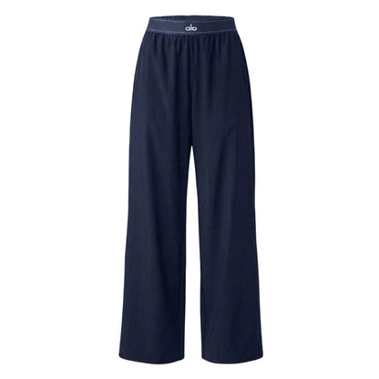 Pantalon Suit Up Alo Yoga Bleu — Tenue Yoga Sport Femme