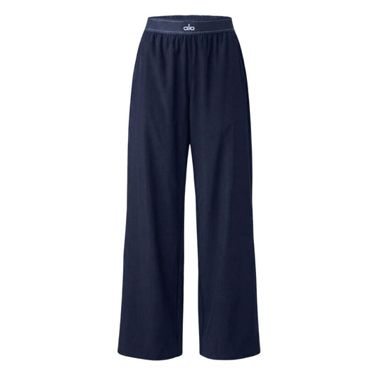 Pantalon Suit Up Alo Yoga Bleu — Tenue Yoga Sport Femme