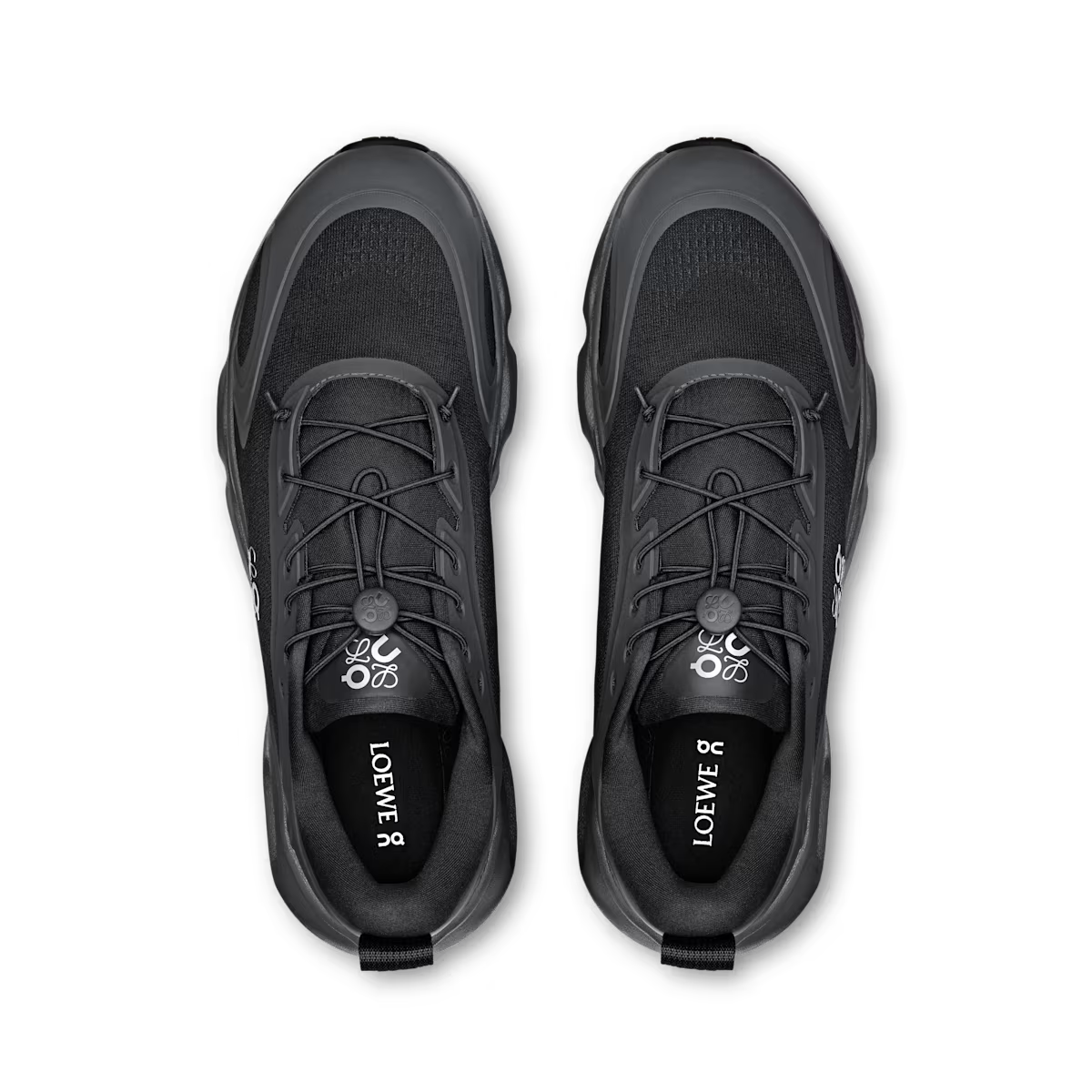 Sneaker Loewe x ON Cloudsolo Noir — Chaussure Luxe Running