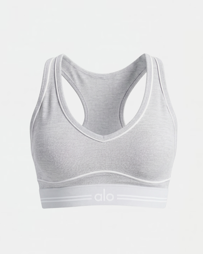 Brassière Airbrush Alo Yoga Gris — Sport Femme Running