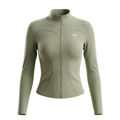 Gilet Suit Up Alo Yoga Vert — Vêtement Sport Femme