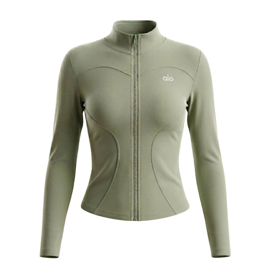 Gilet Suit Up Alo Yoga Vert — Vêtement Sport Femme