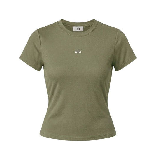 T-Shirt Fit ON Running Vert — Vêtement Running Sport