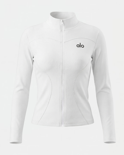 Gilet Fit Alo Yoga Blanc — Vêtement Sport Femme
