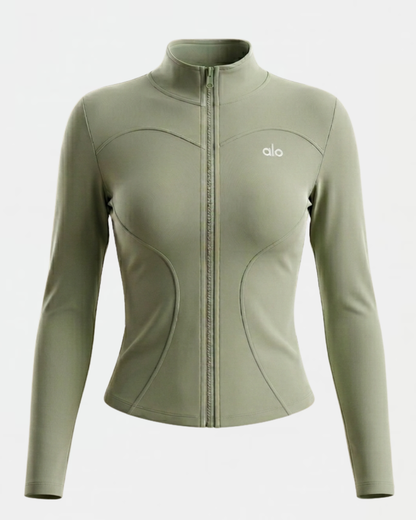 Gilet Suit Up Alo Yoga Vert — Vêtement Sport Femme