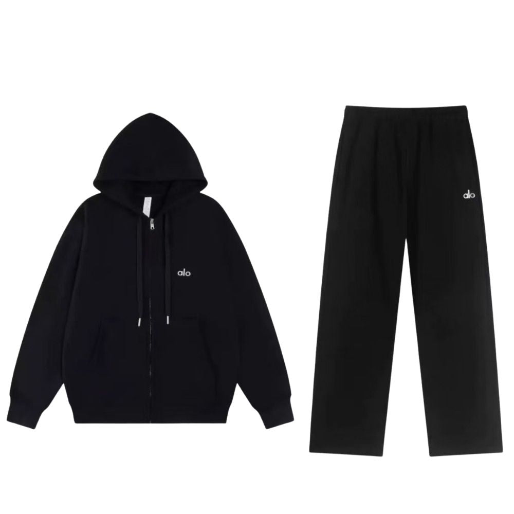 Ensemble Alo Yoga Zip Capuche — Tenue Sport Femme