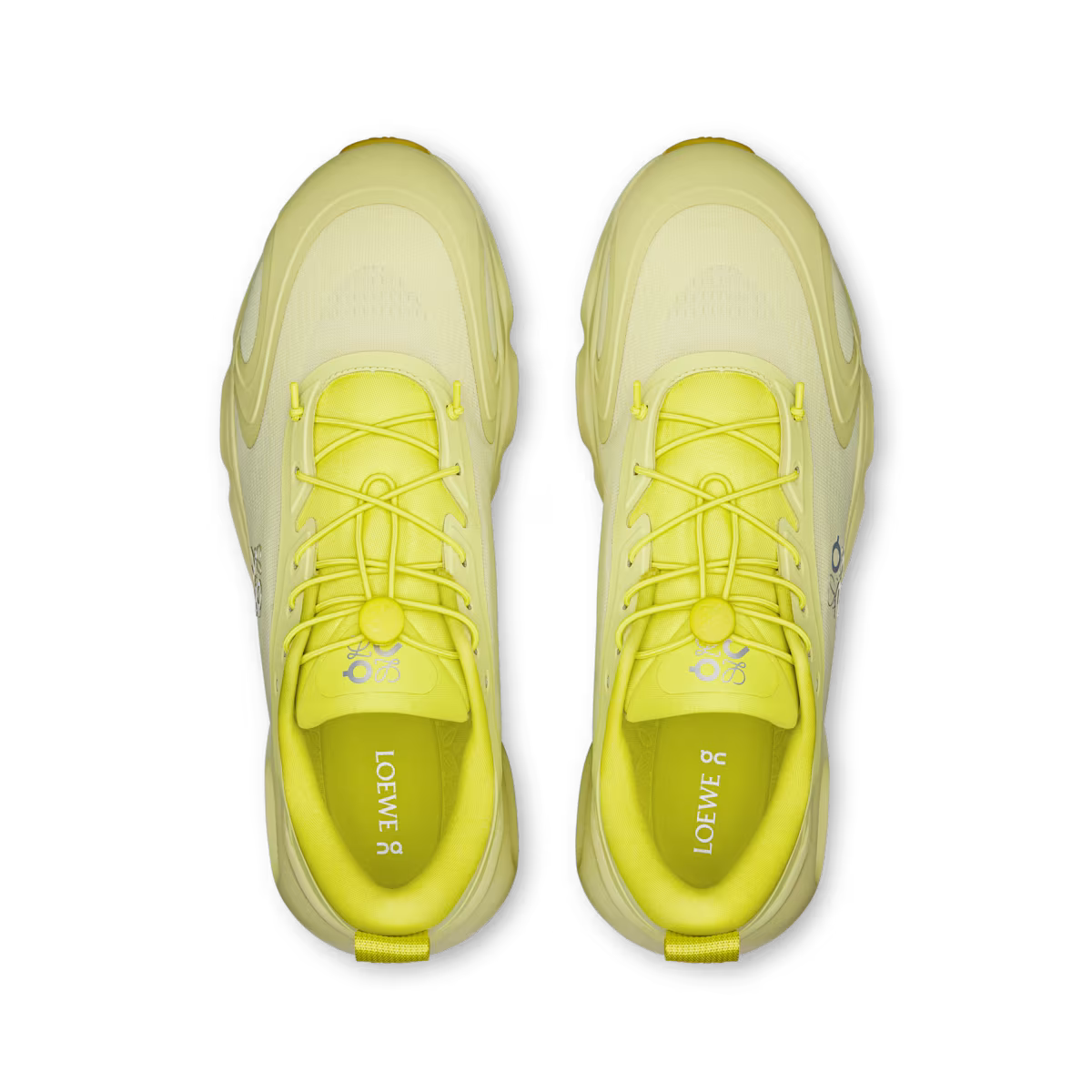 Sneaker Loewe x ON Cloudsolo Vert Lime — Chaussure Luxe Running