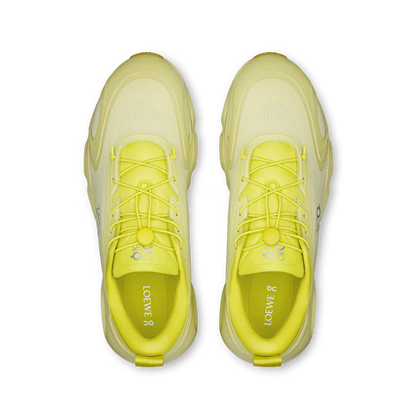 Sneaker Loewe x ON Cloudsolo Vert Lime — Chaussure Luxe Running