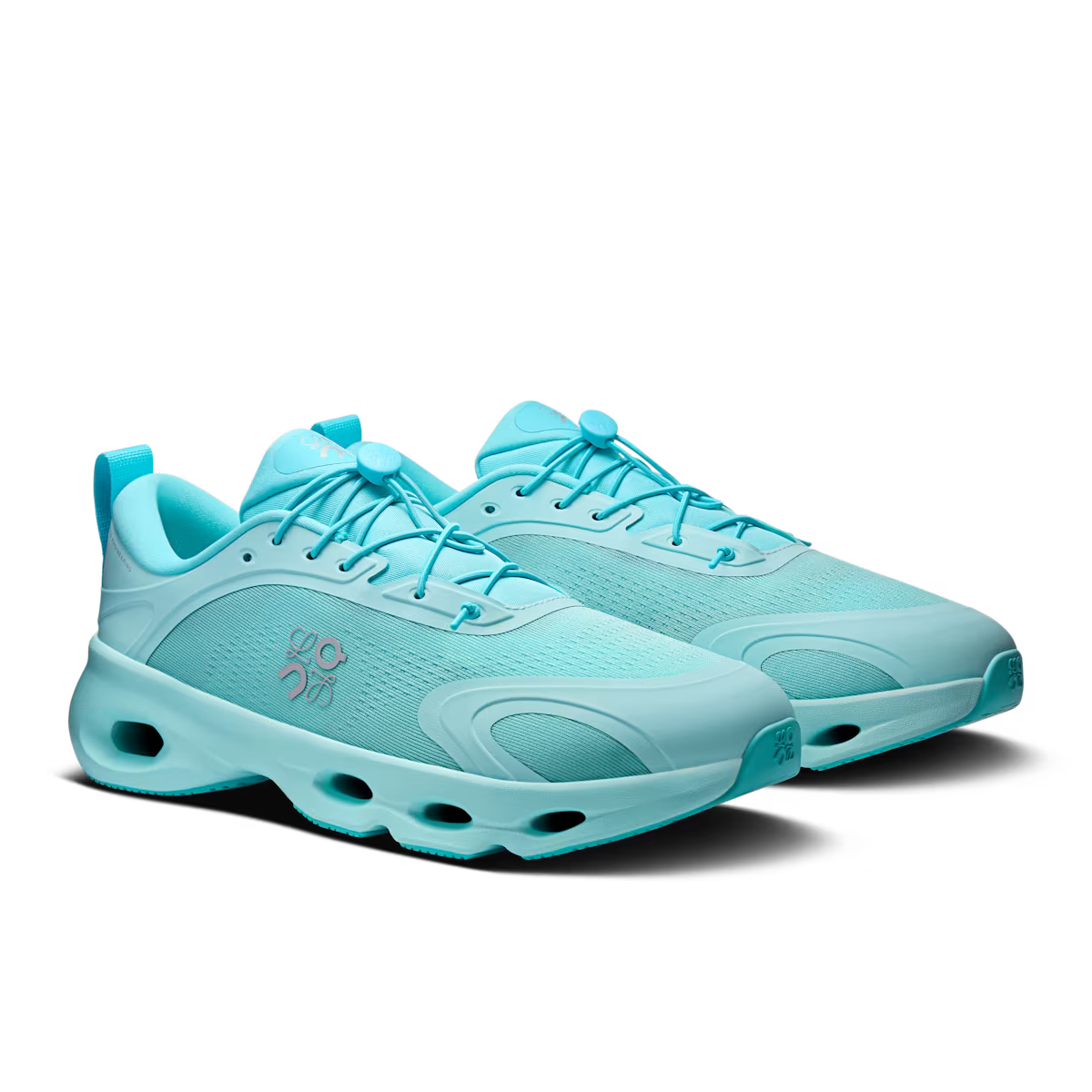 Sneaker Loewe x ON Cloudsolo Turquoise — Chaussure Luxe Running