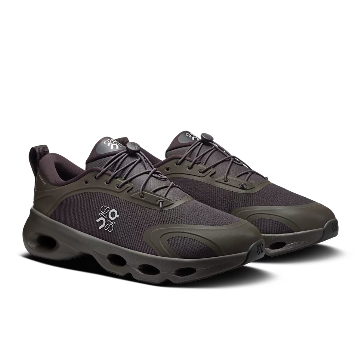 Sneaker Loewe x ON Cloudsolo Marron Noir — Chaussure Luxe Running