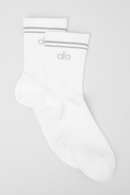 Chaussettes ON Running Performance Blanches — Accessoire Running Sport