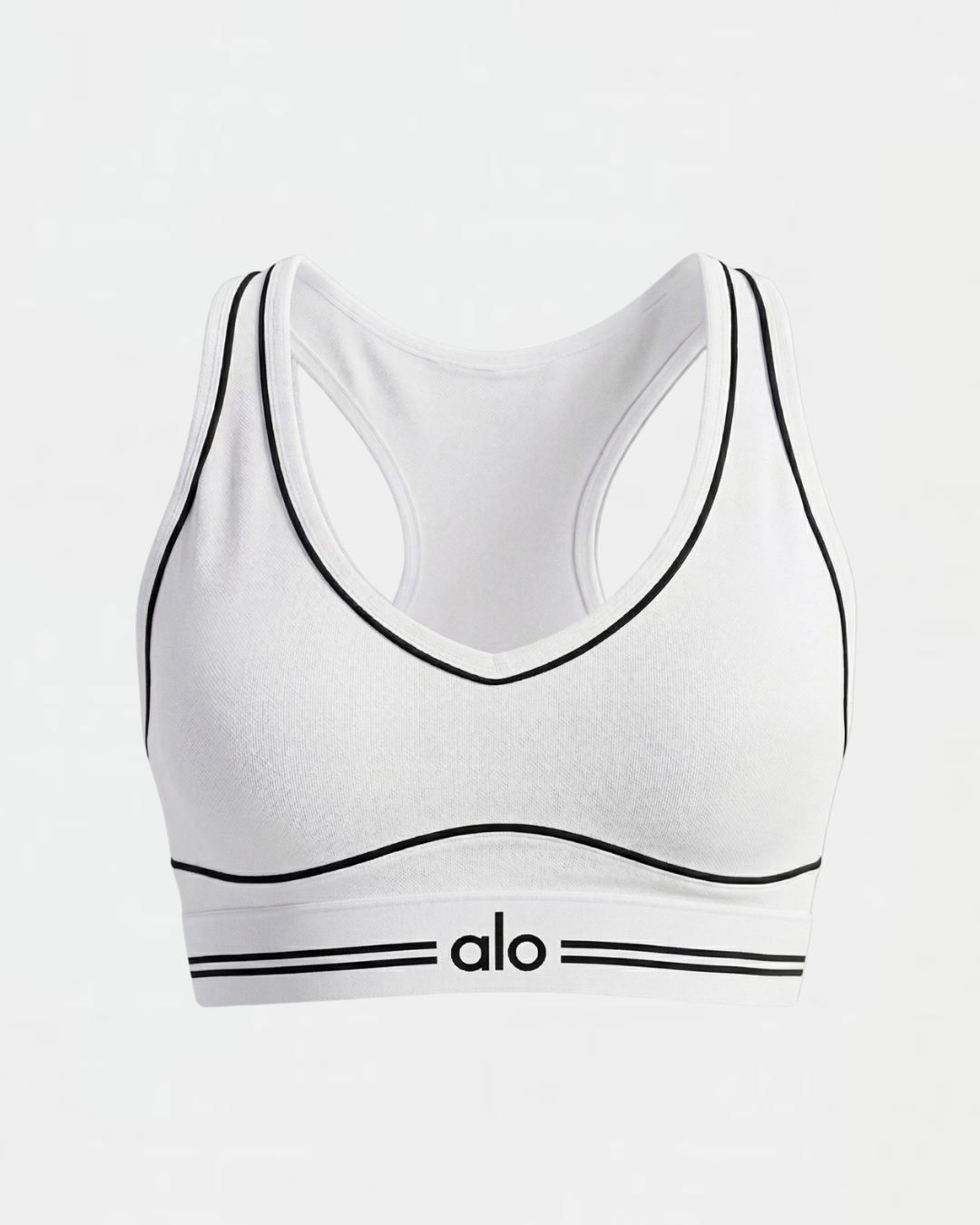 Brassière Airbrush Alo Yoga Blanc — Sport Femme Running