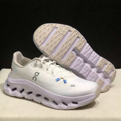 Basket ON Running Cloudtilt Beige Violet — Chaussure Sport CloudTec