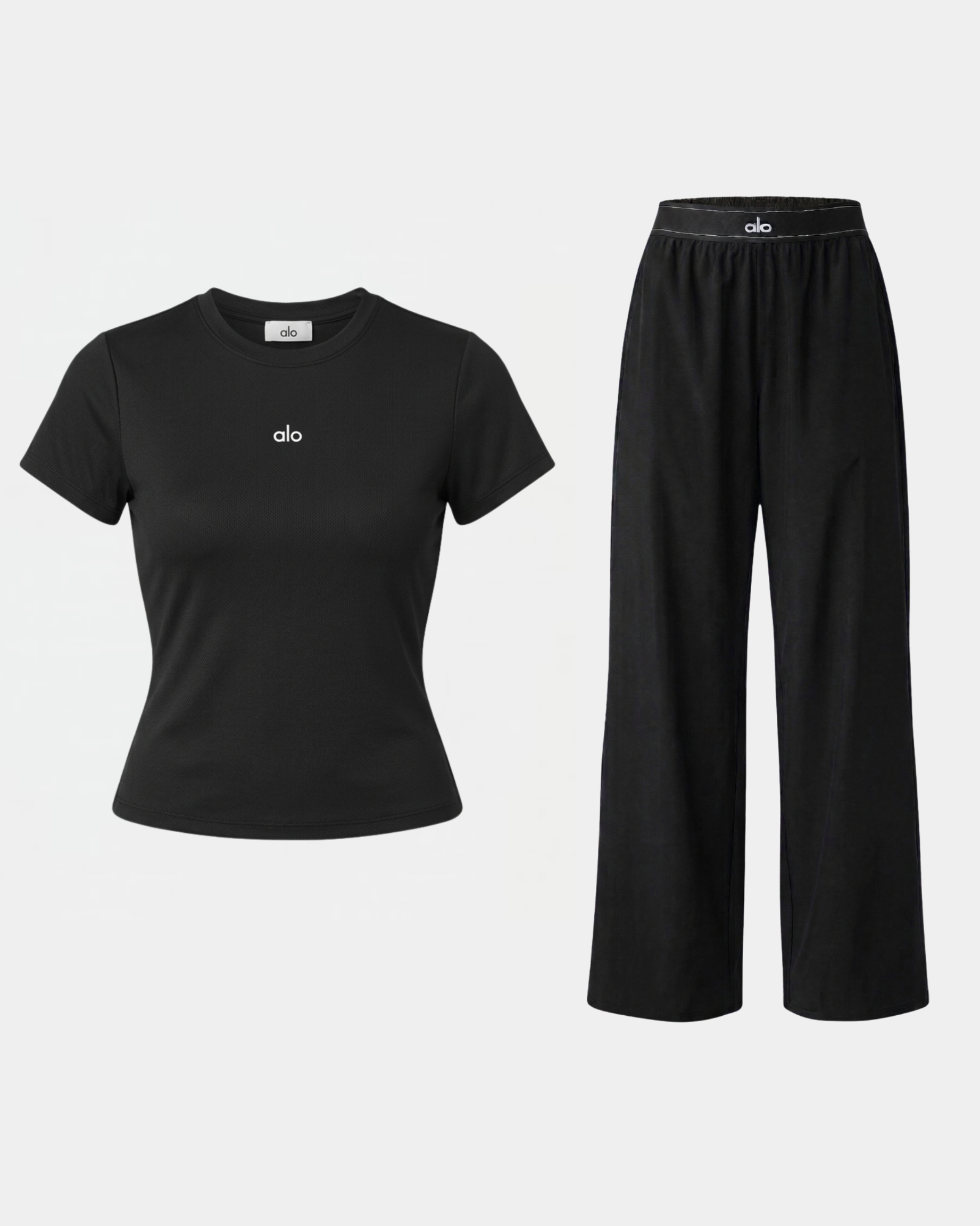 Ensemble Sport Alo Yoga Noir — Tenue Sport Femme