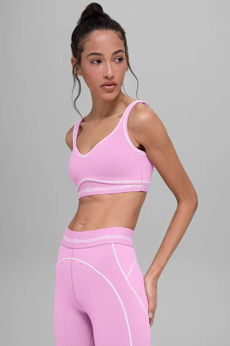 Ensemble Suit Up Alo Yoga Rose — Tenue Yoga Sport Femme