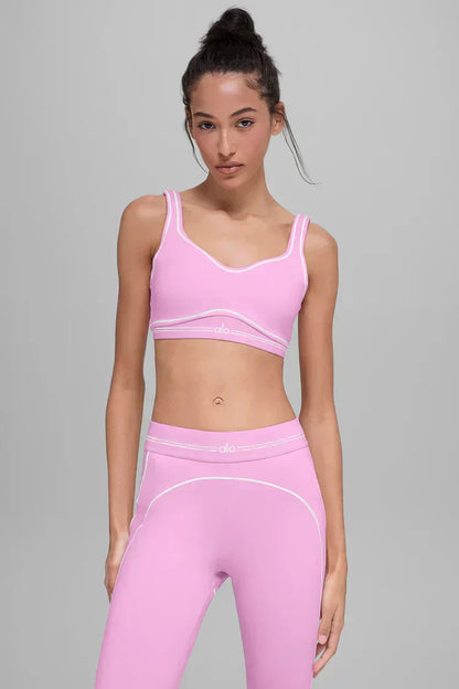 Ensemble Suit Up Alo Yoga Rose — Tenue Yoga Sport Femme
