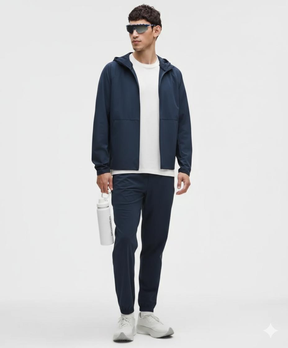 Ensemble Sport Lululemon Bleu Marine — Tenue Sport Homme