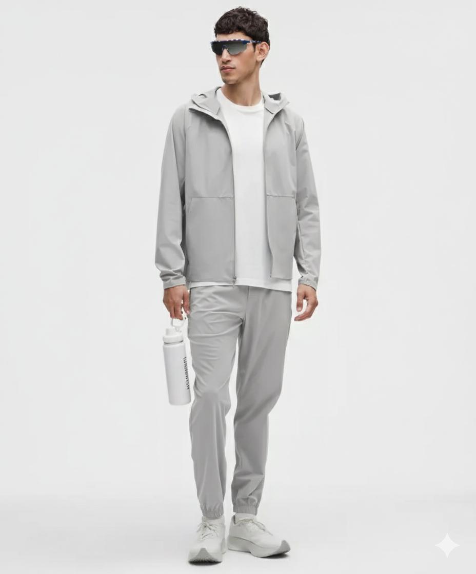 Ensemble Sport Lululemon Gris Vapor — Tenue Sport Homme