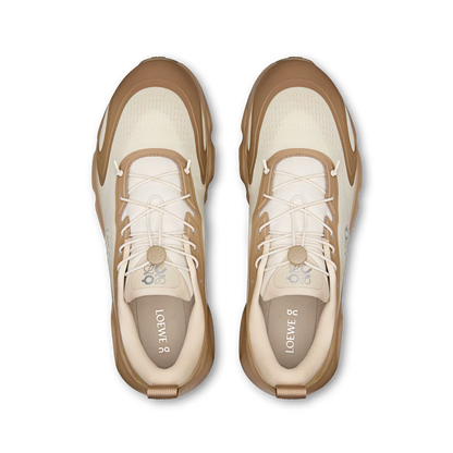 Sneaker Loewe x ON Cloudsolo Sable Crème — Chaussure Luxe Running
