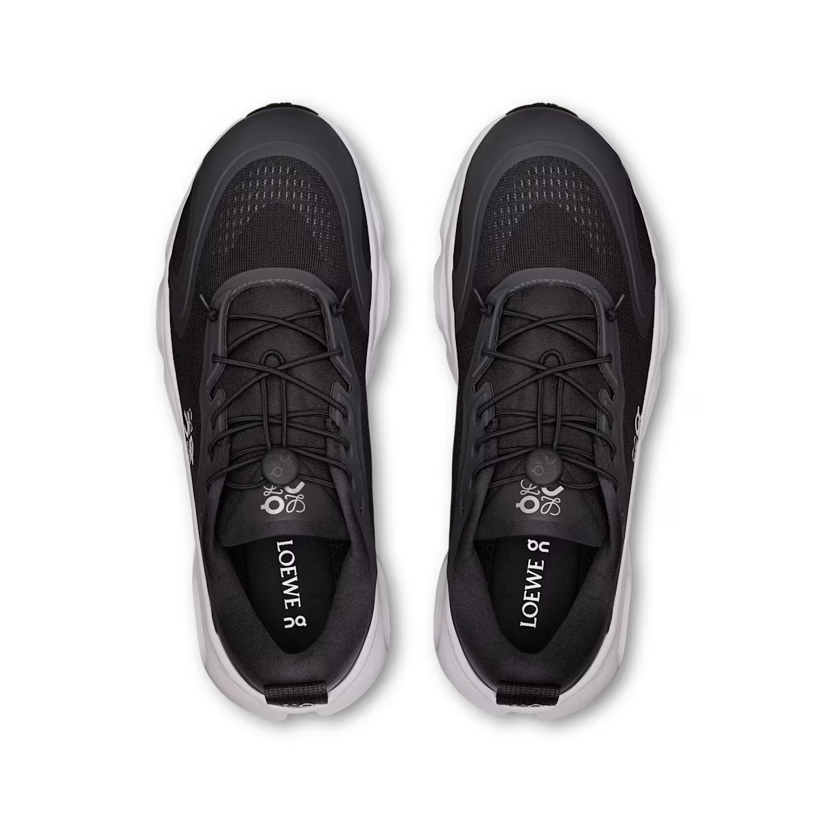 Sneaker Loewe x ON Cloudsolo Noir Blanc — Chaussure Luxe Running