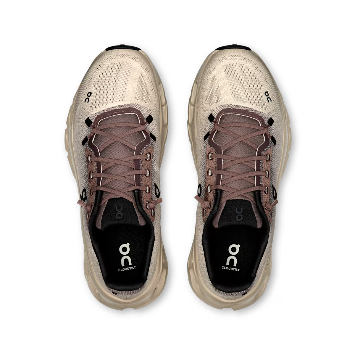 Basket ON Running Cloudtilt Clove Sand — Chaussure Sport CloudTec