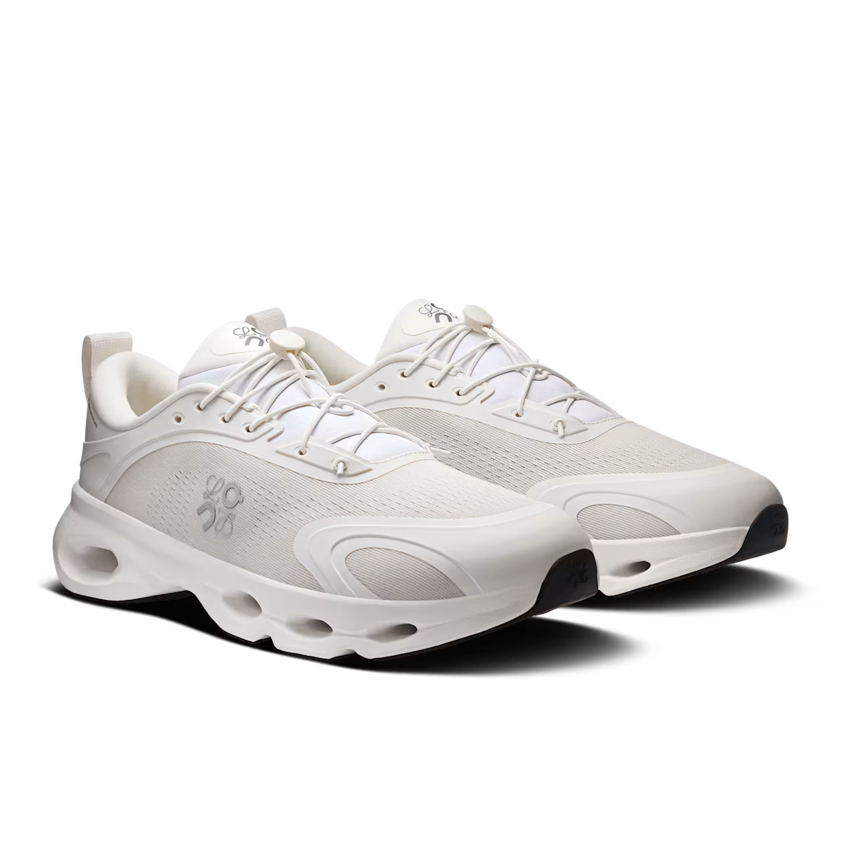 Sneaker Loewe x ON Cloudsolo Blanc Gris Clair — Chaussure Luxe Running