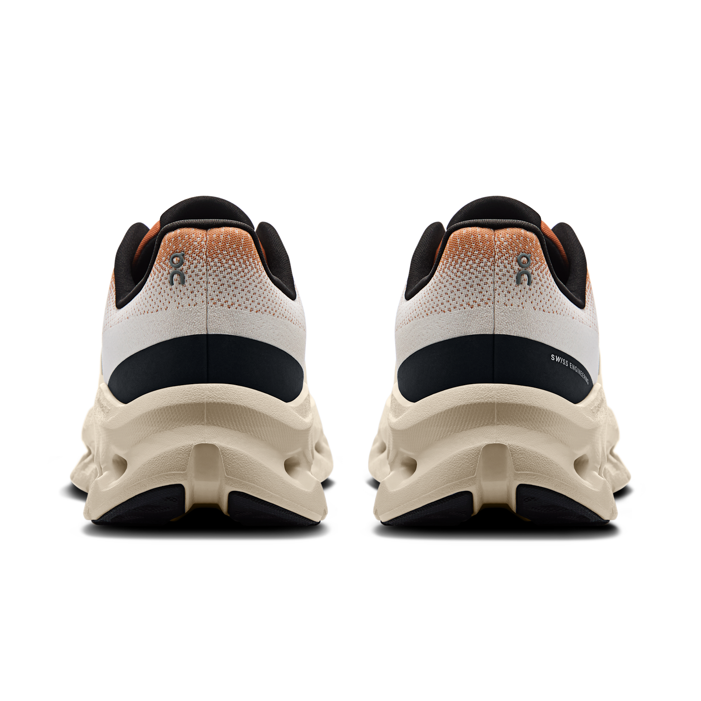 Basket ON Running Cloudtilt Blanc Orange — Chaussure Sport CloudTec