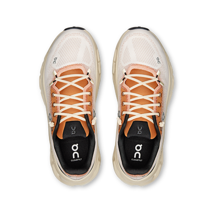Basket ON Running Cloudtilt Blanc Orange — Chaussure Sport CloudTec