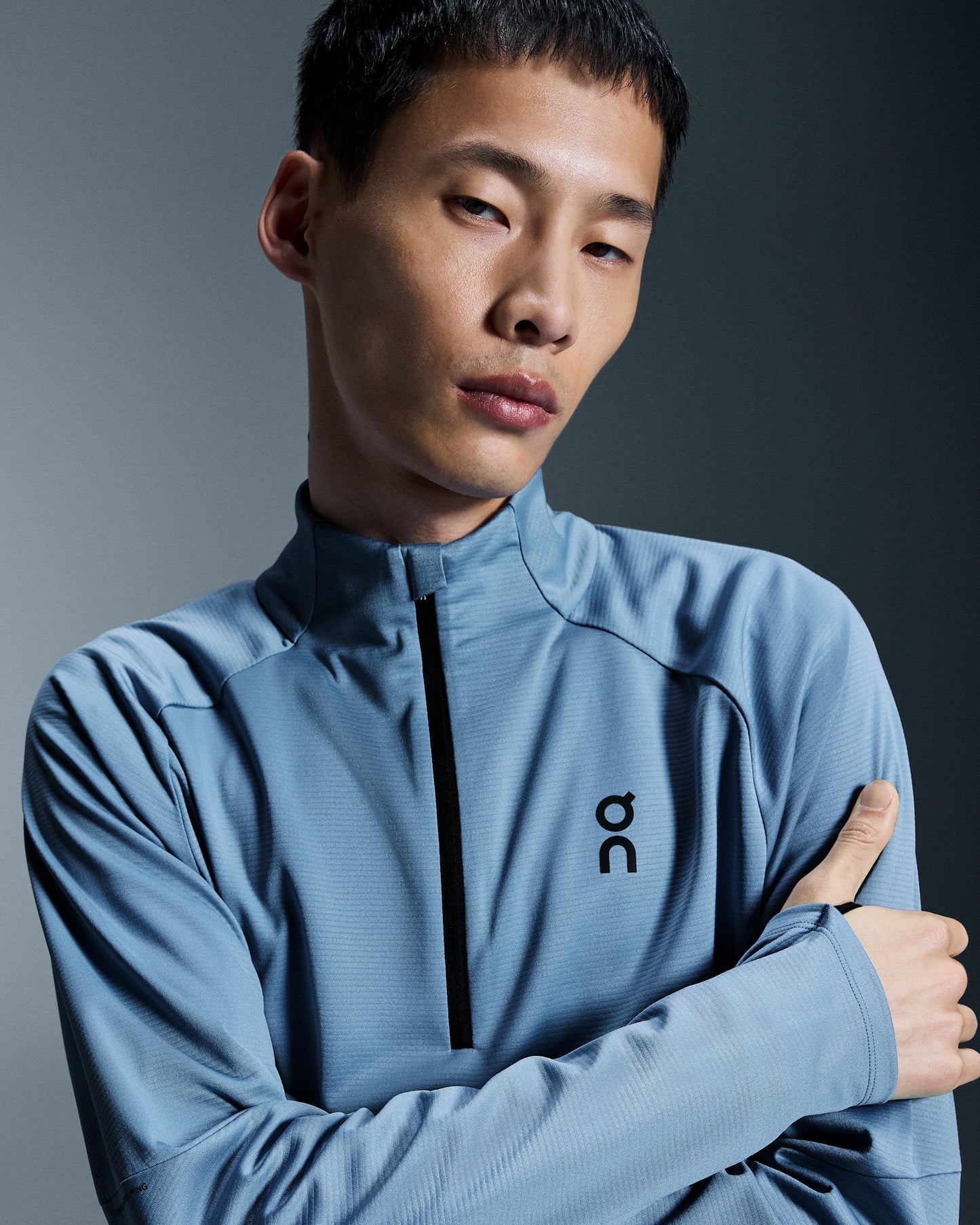 T-Shirt Climate ON Running Bleu Marine — Vêtement Running Sport