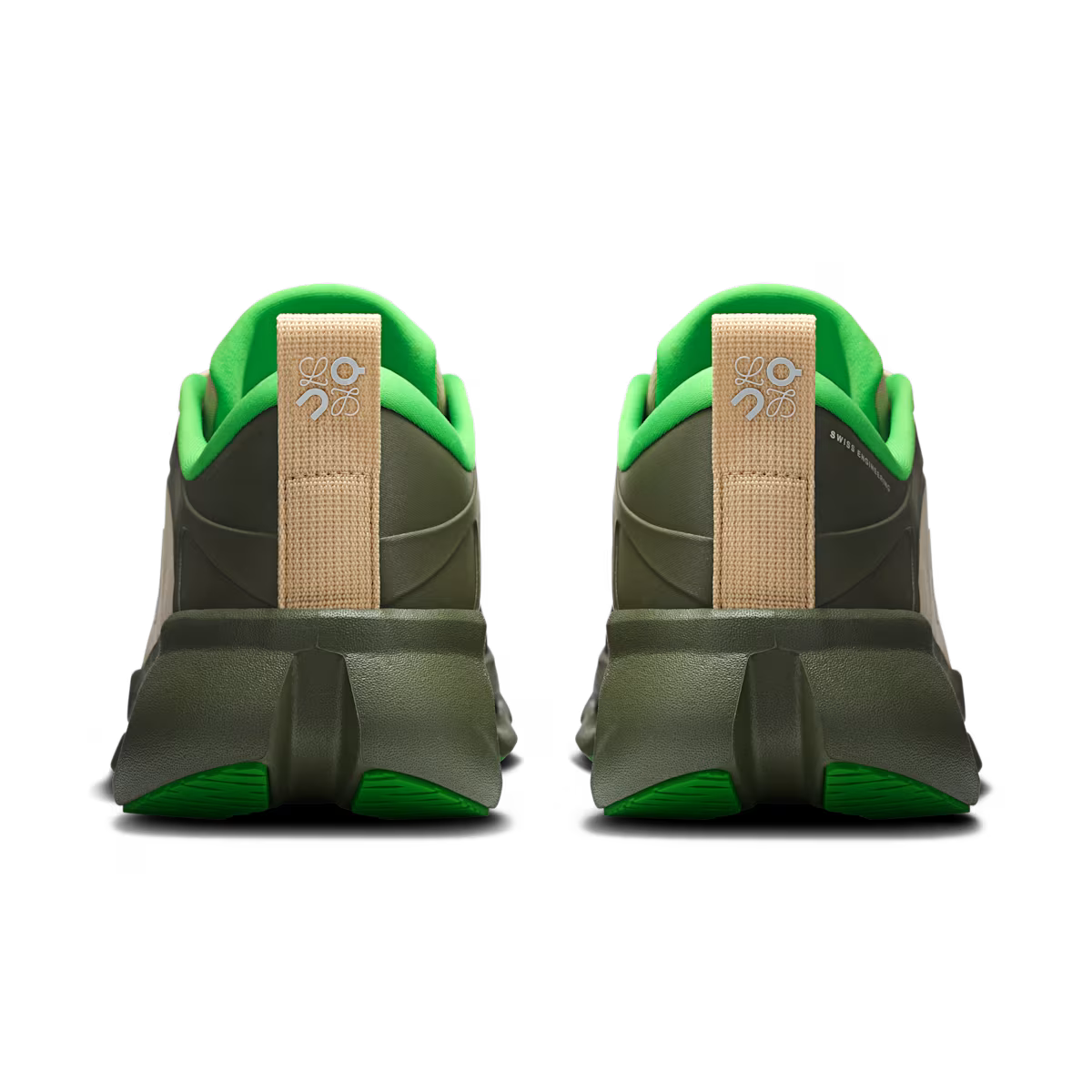 Sneaker Loewe x ON Cloudsolo Kaki Sable — Chaussure Luxe Running
