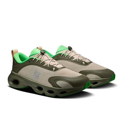 Sneaker Loewe x ON Cloudsolo Kaki Sable — Chaussure Luxe Running