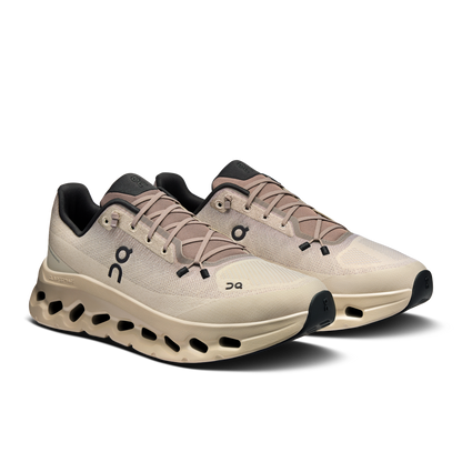 Basket ON Running Cloudtilt Crème — Chaussure Sport CloudTec