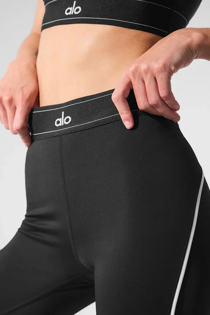 Ensemble Suit Up Alo Yoga Noir — Tenue Yoga Sport Femme