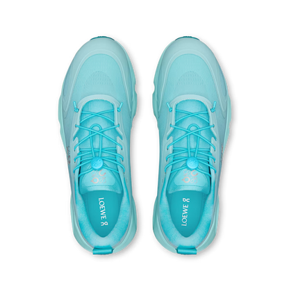 Sneaker Loewe x ON Cloudsolo Turquoise — Chaussure Luxe Running