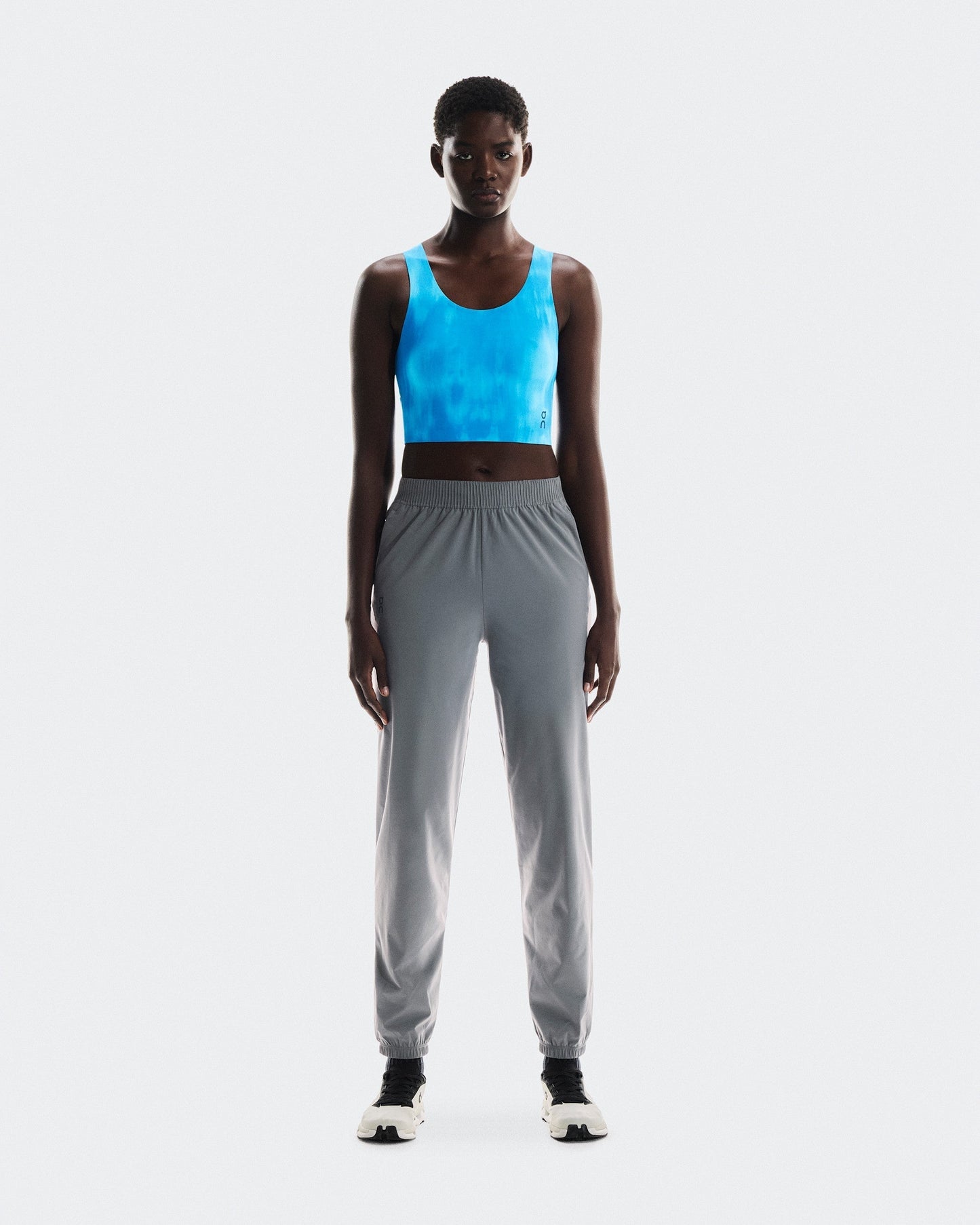 Pantalon Focus ON Running Femme Gris — Sport Running Femme