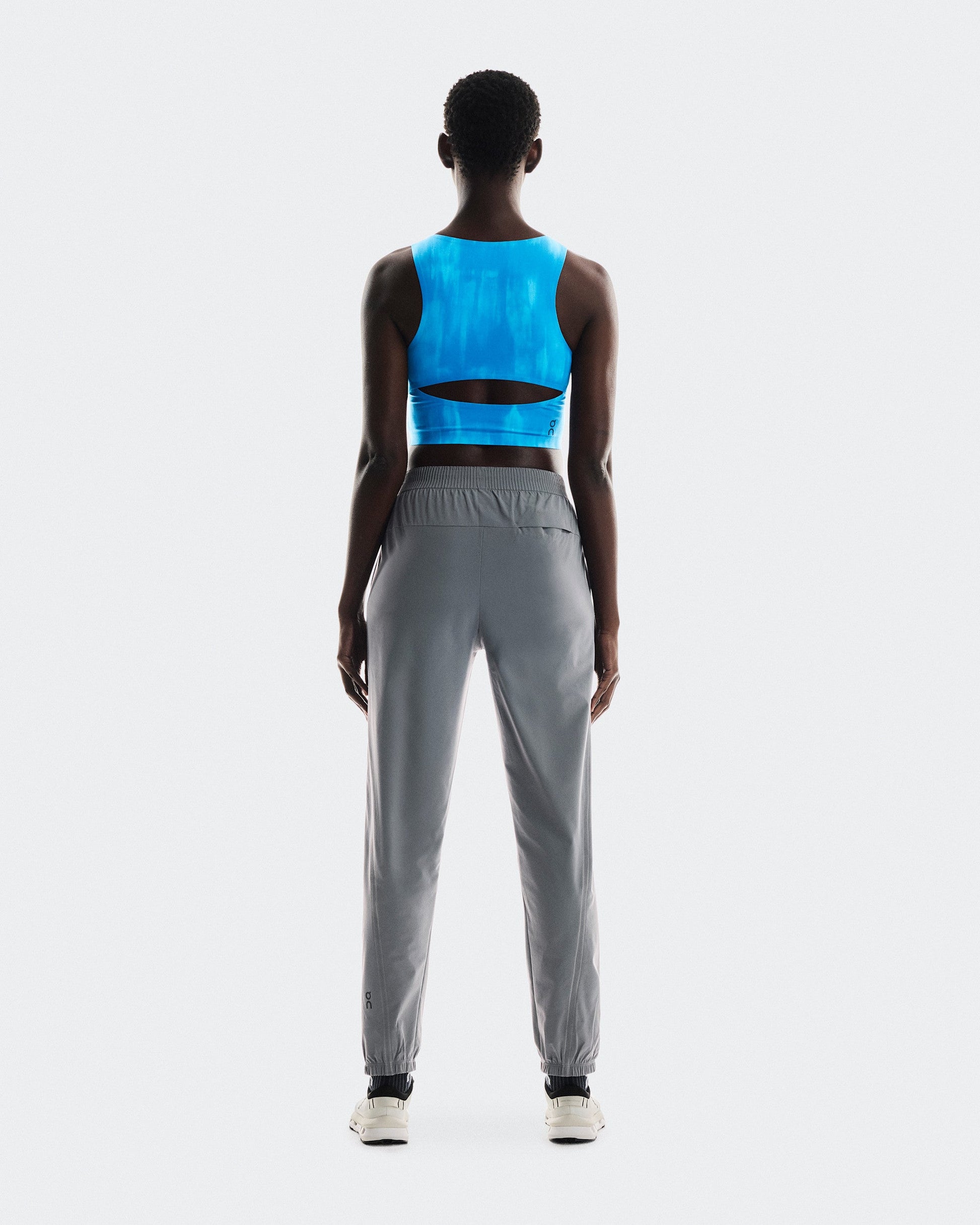 Pantalon Focus ON Running Femme Gris — Sport Running Femme