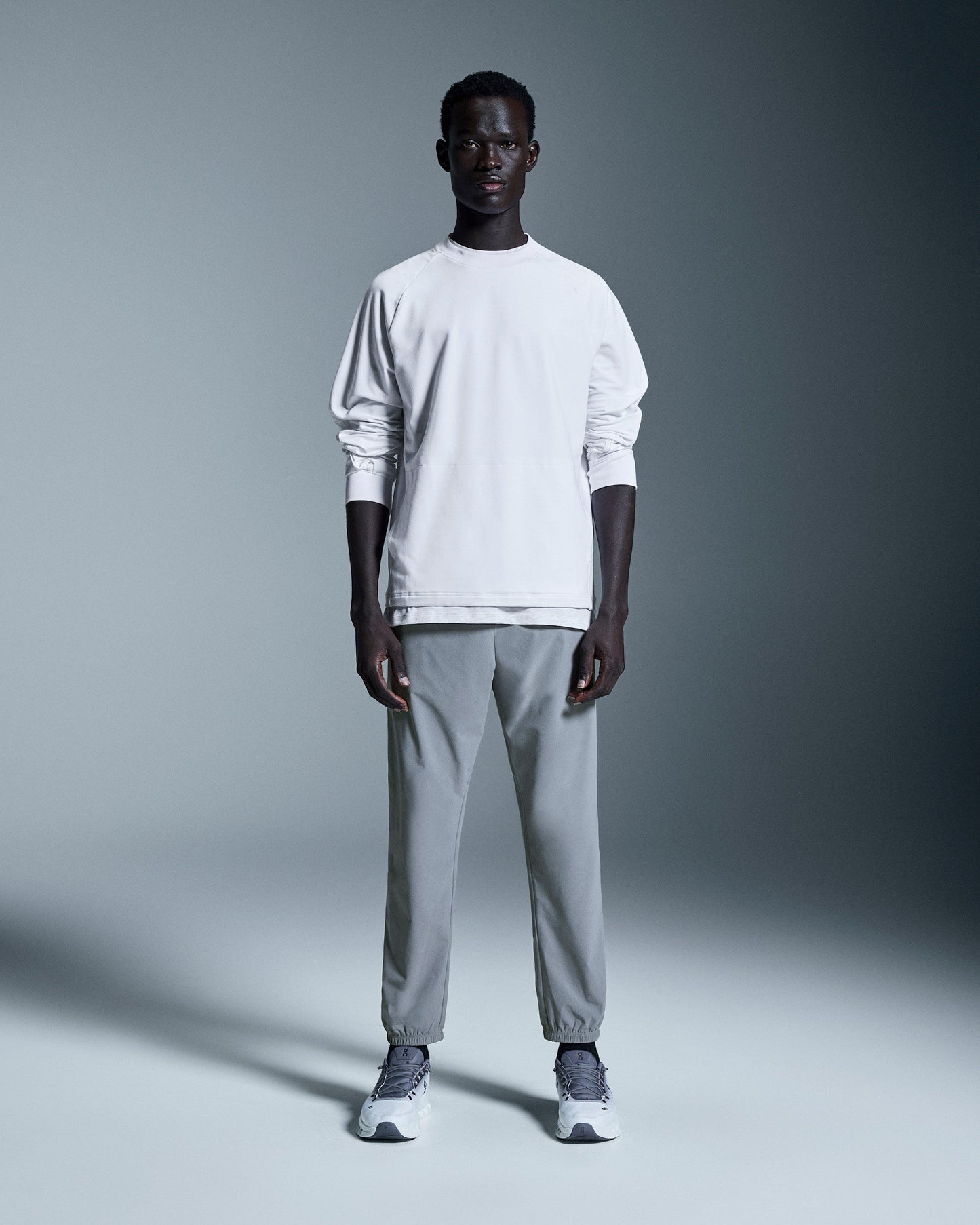 Pantalon Focus ON Running Gris — Sport Running Homme