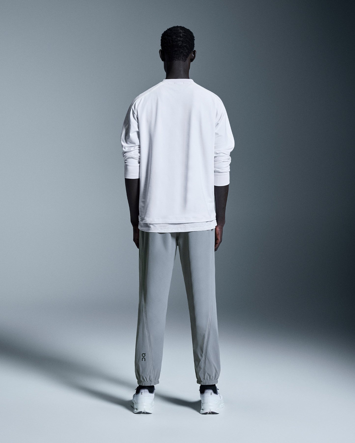 Pantalon Focus ON Running Gris — Sport Running Homme