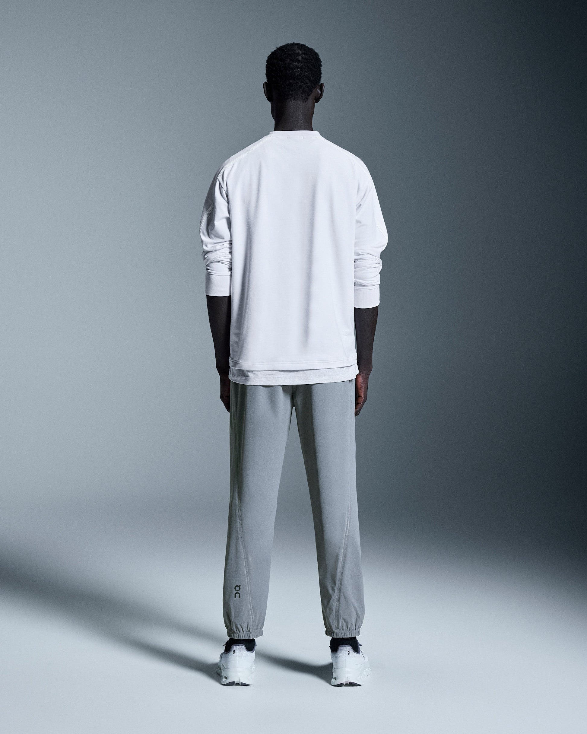 Pantalon Focus ON Running Gris — Sport Running Homme