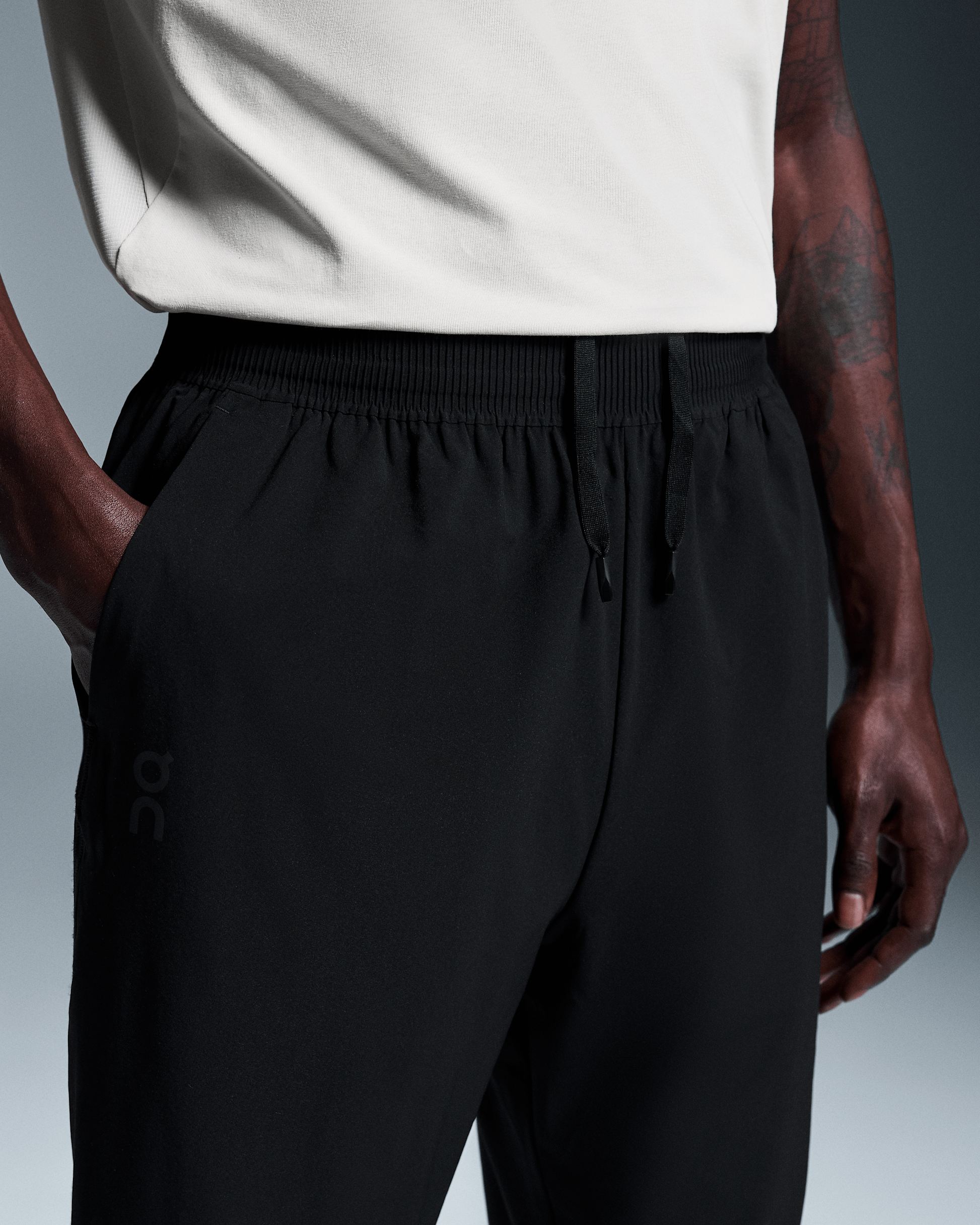 Pantalon Focus ON Running Noir — Sport Running Homme