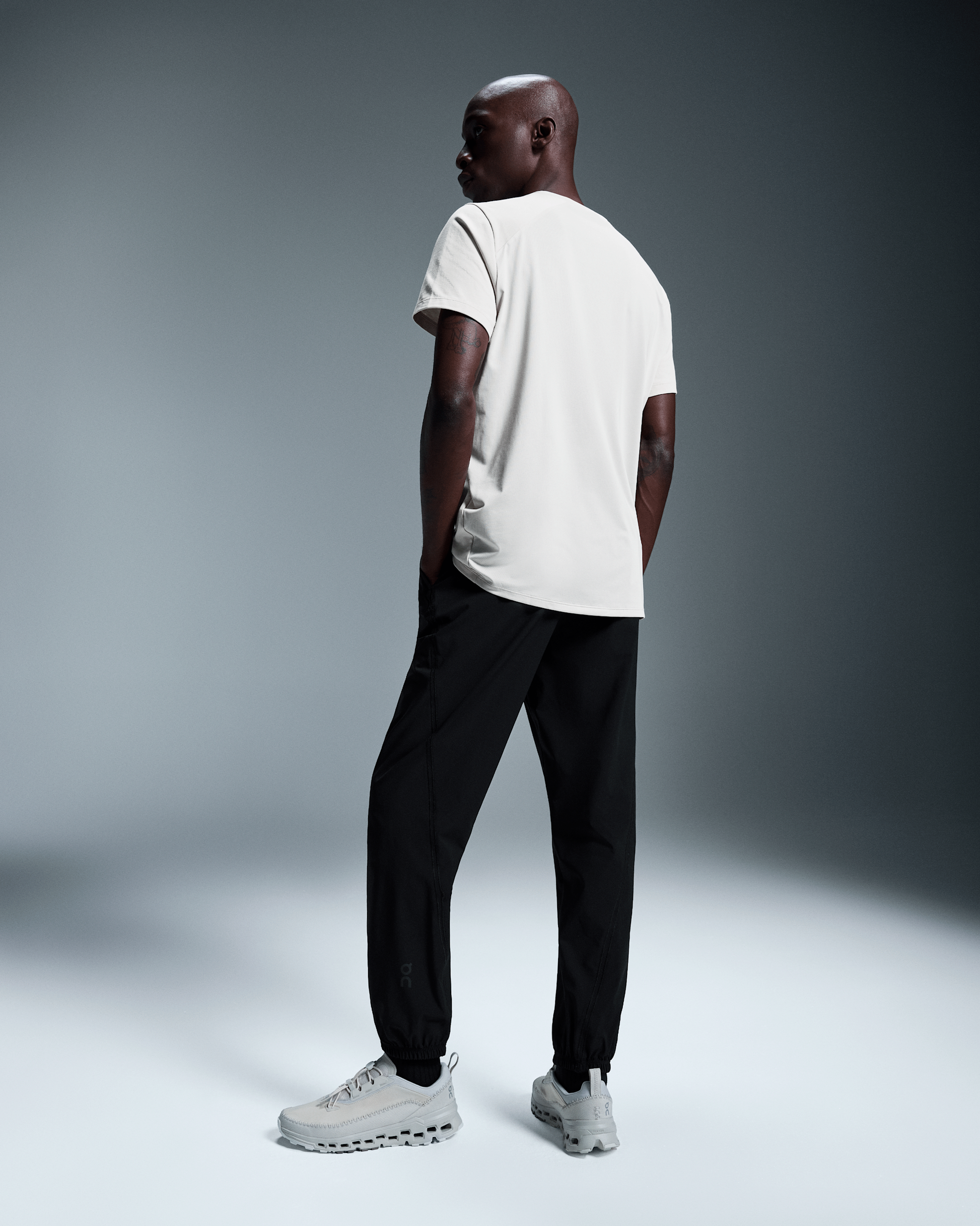 Pantalon Focus ON Running Noir — Sport Running Homme
