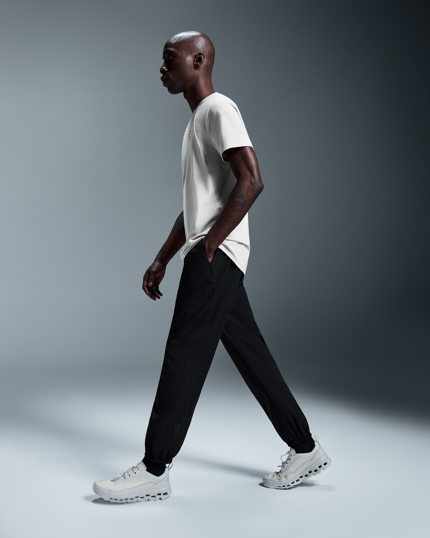 Pantalon Focus ON Running Noir — Sport Running Homme